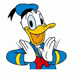 Donald Duck thumbs up